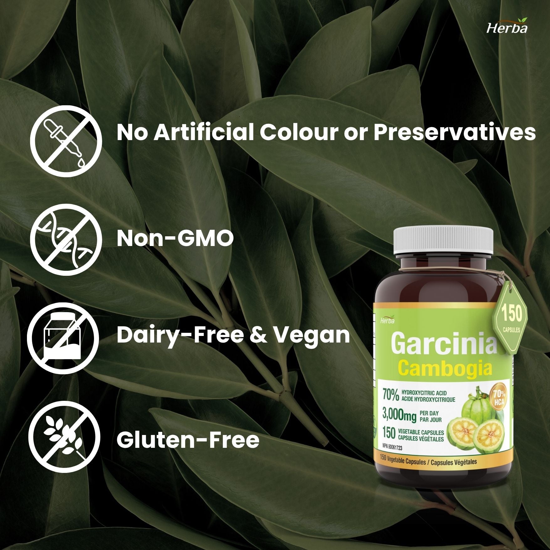 가르시니아 3000mg 150식물성캡슐 HCA 70%성분 함유 다이어트 식욕조절