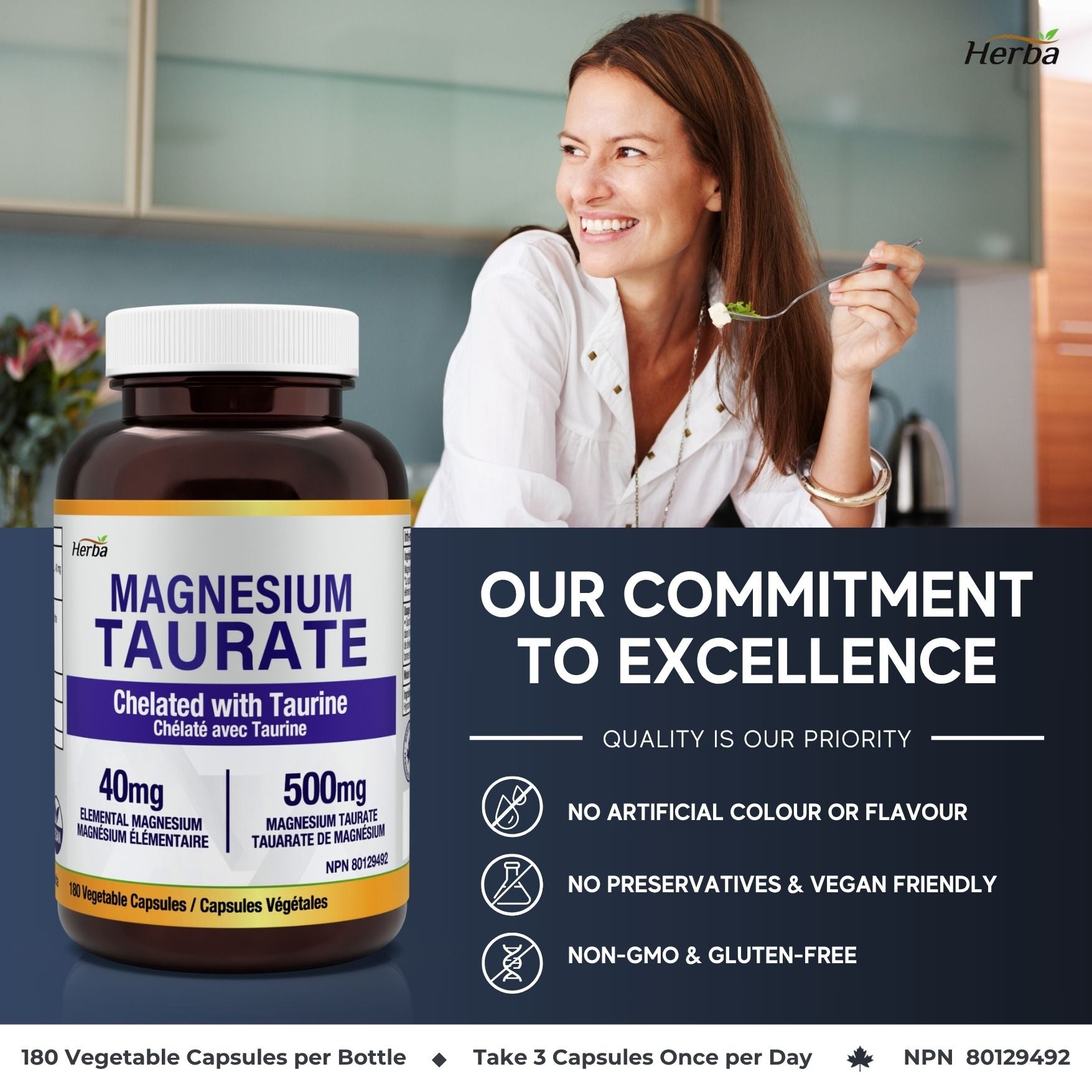 마그네슘 타우레이트 500mg 180캡슐