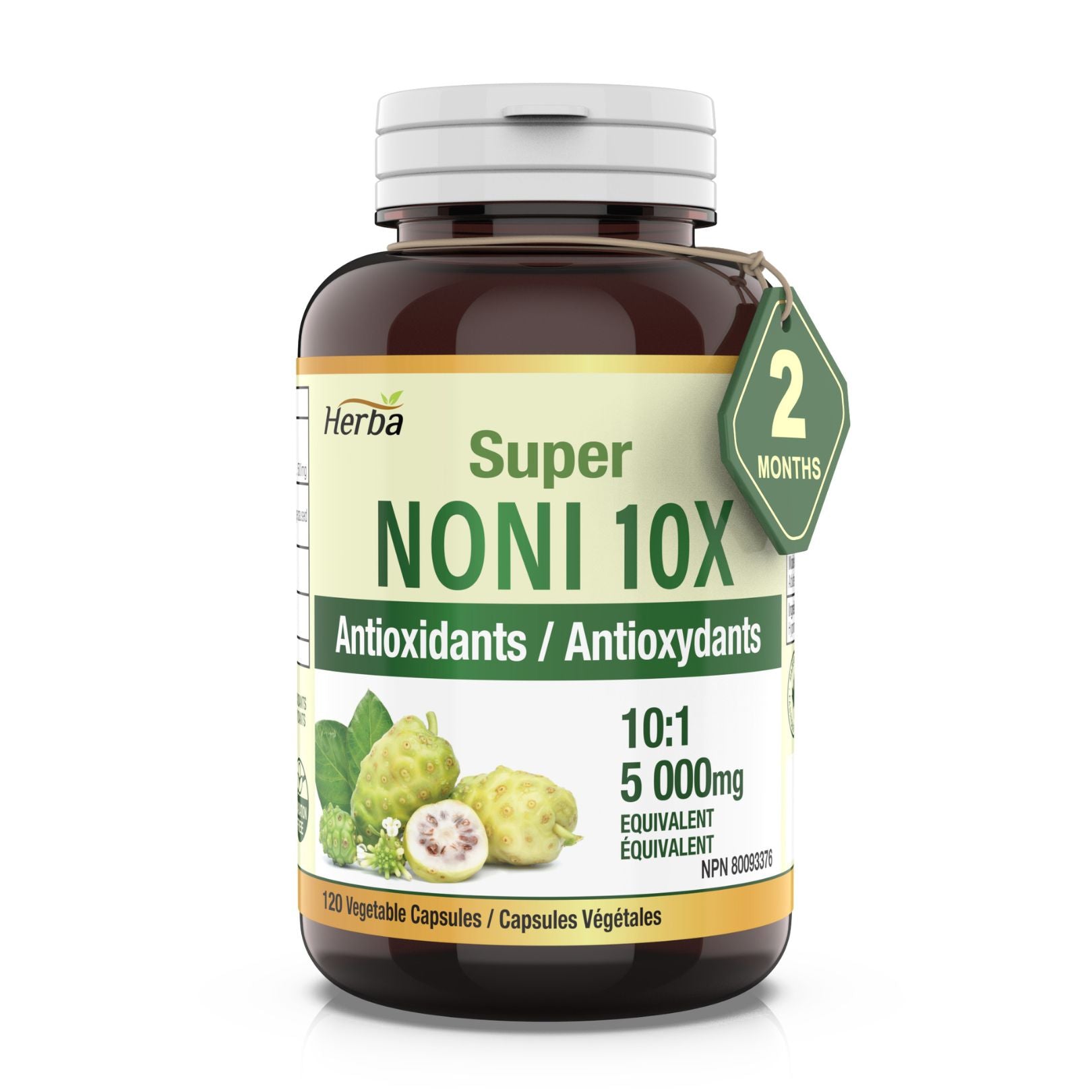 10배 농축 노니 120식물성캡슐 하루섭취량 10000mg