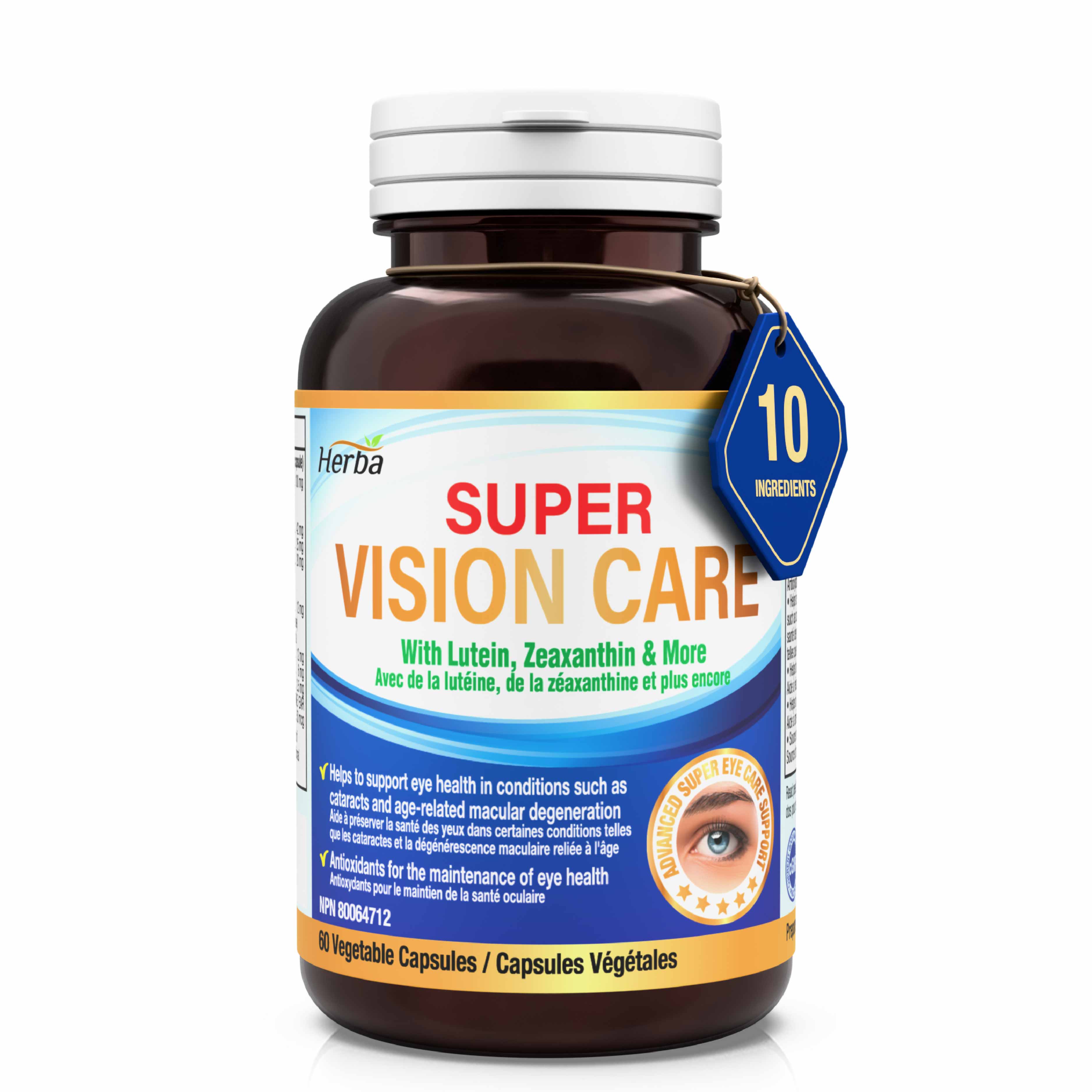 루테인 지아잔틴 60식물성캡슐 슈퍼 비전 케어 442.1mg 징크빌로바