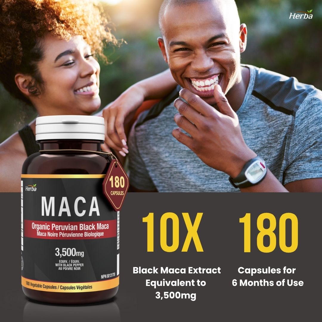 유기농 페루산 블랙 마카 3500mg 180캡슐