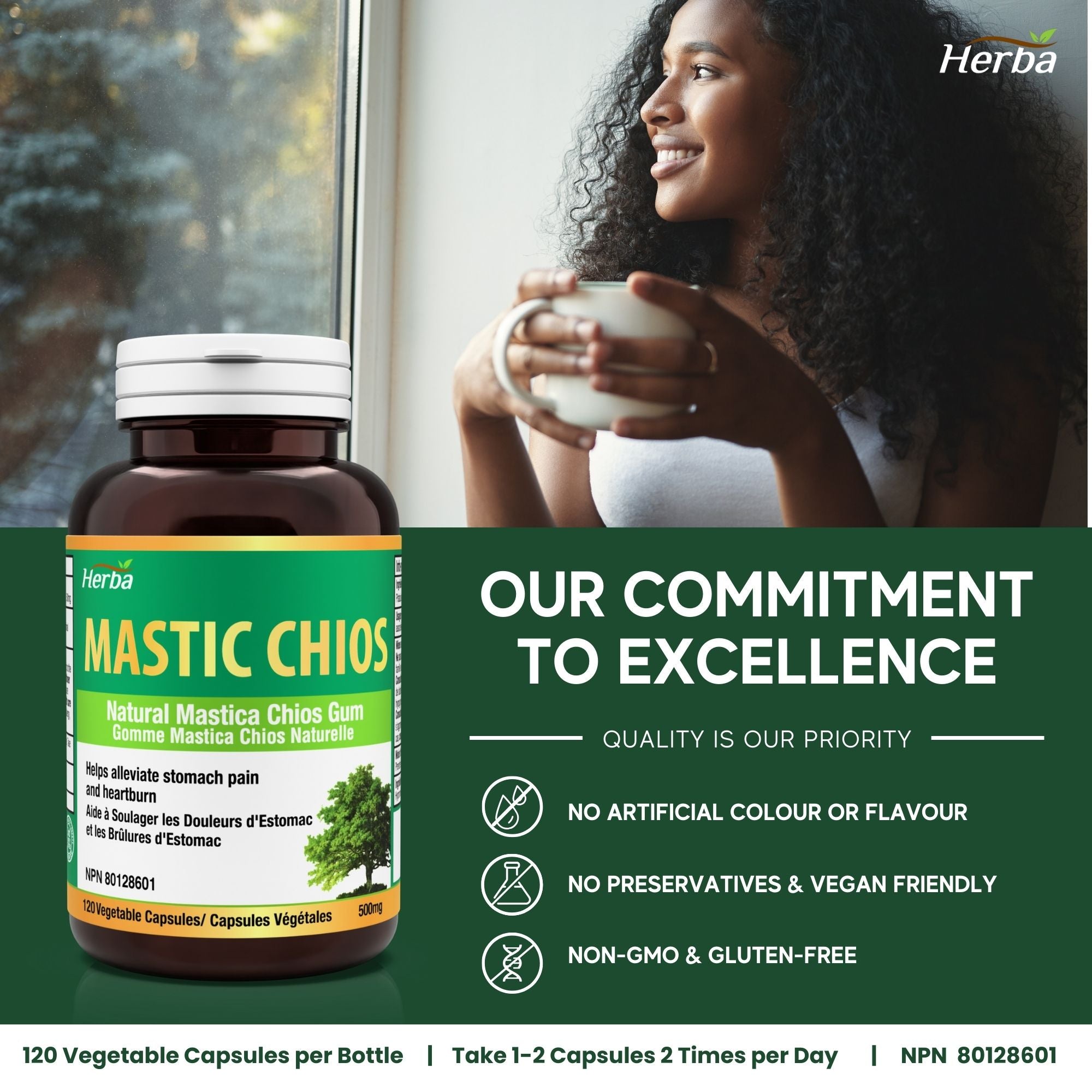 매스틱 검 500mg 120 캡슐