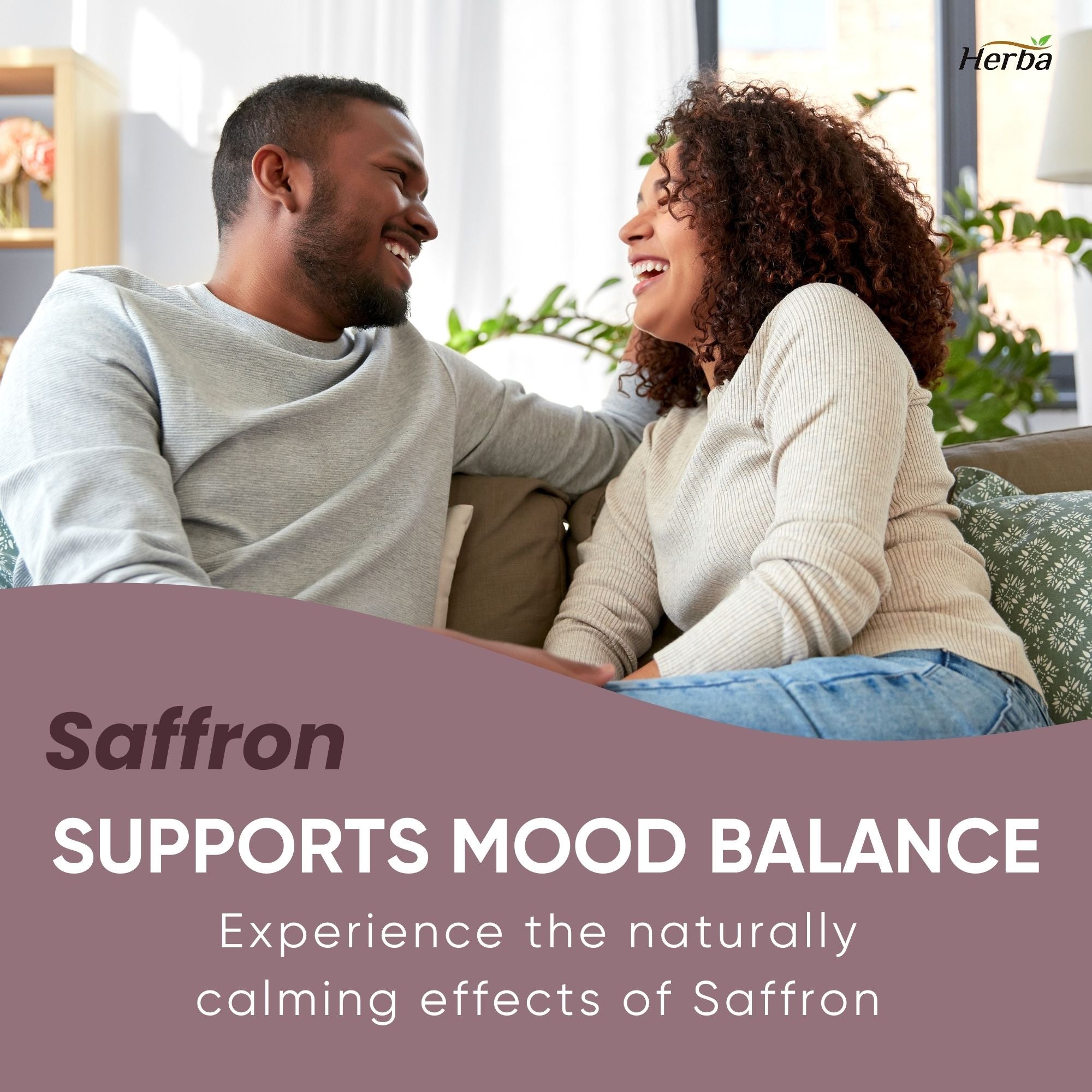 Herba 사프란 보충제 – 90 캡슐 | 2% Safranal로 표준화된 사프란 추출물