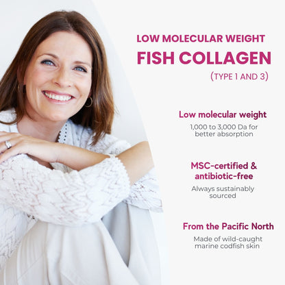 New 마린 피쉬 콜라겐 분말 가루 파우더 305g 히알루론산, 비타민C,실리카 함유