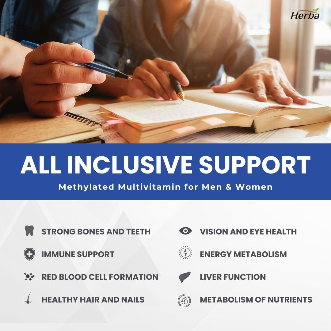 메틸 멀티 비타민 - 120캡슐 활성형 비타민B(B12,활성형 엽산), 판토텐산, | 15종 비타민 | 캐나다산