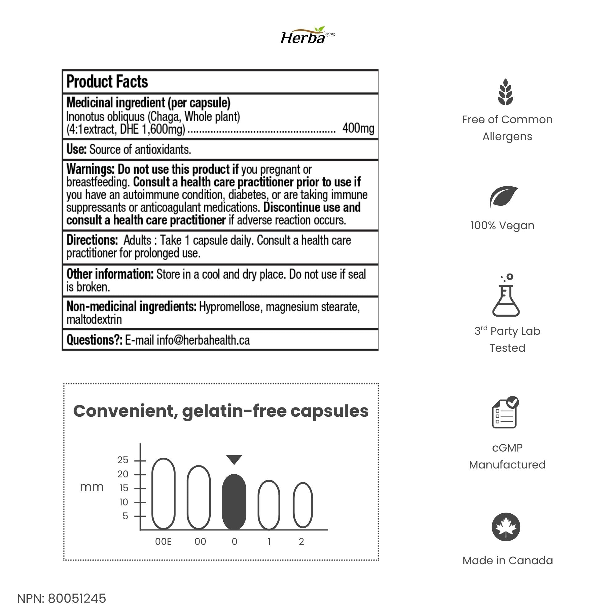 차가 버섯 1600mg 120식물성캡슐 4배 농축 차가 베타글루칸