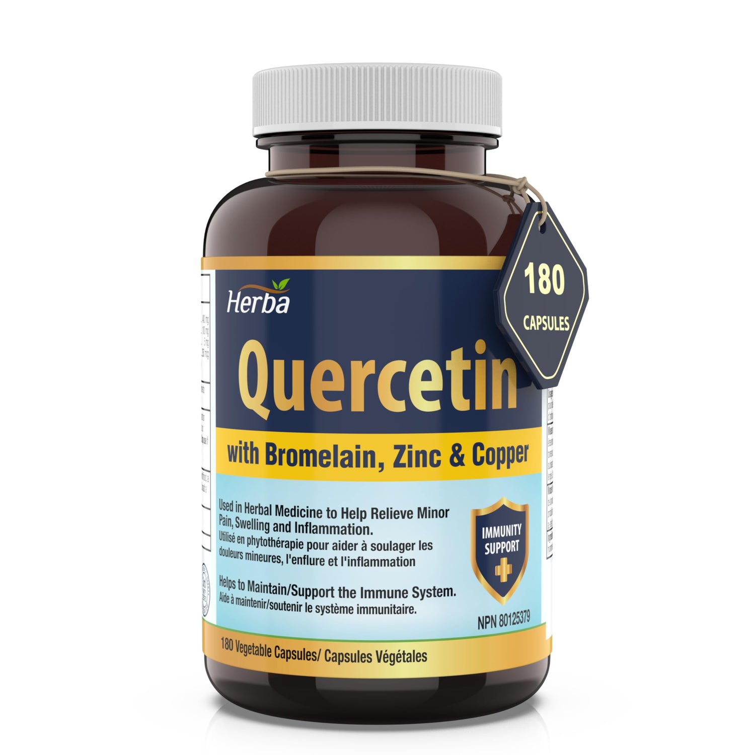 buy quercetin with bromelain supplement made in Canada