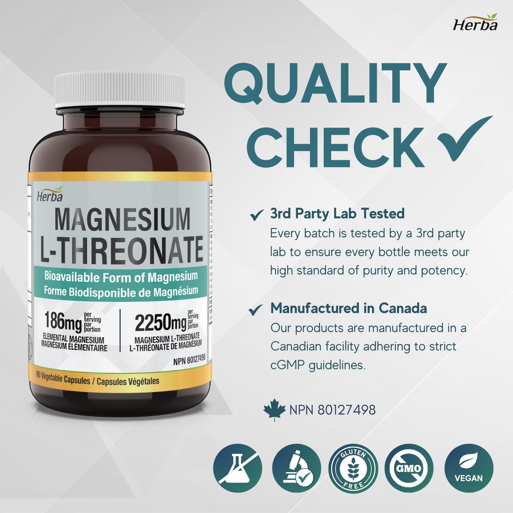buy magnesium l-threonate supplement made in Canada