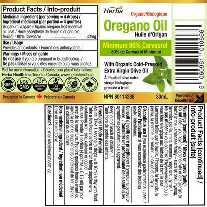 buy oregano oil drops made in Canada