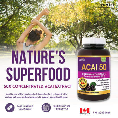 buy acai berry capsules made in Canada