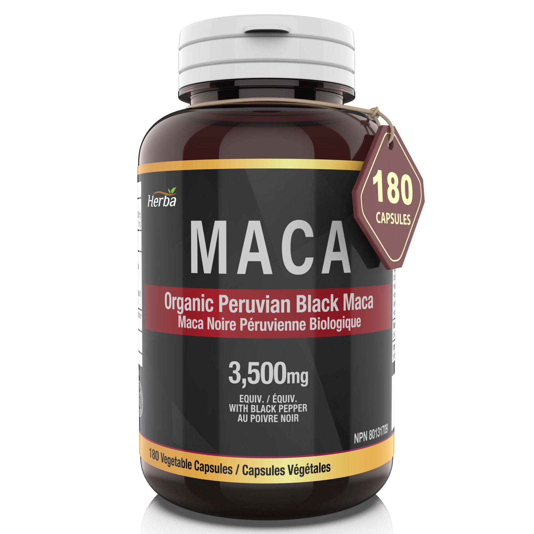 유기농 페루산 블랙 마카 3500mg 180캡슐