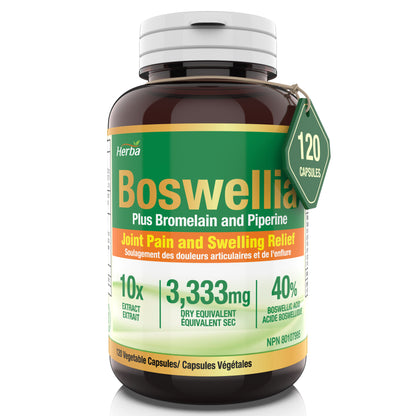 10배 고농축 보스웰리아 120식물성캡슐 보스웰릭산 3300mg 브로멜라인 피퍼린 함유