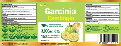 가르시니아 3000mg 150식물성캡슐 HCA 70%성분 함유 다이어트 식욕조절
