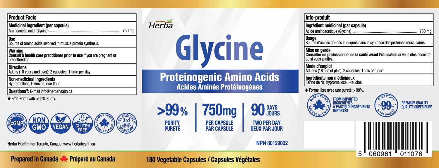 글리신 1500mg 180캡슐