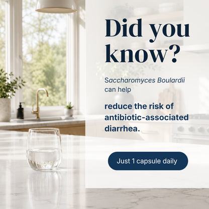 Saccharomyces Boulardii Probiotic 10B CFU – 90 DR Capsules | Made in Canada