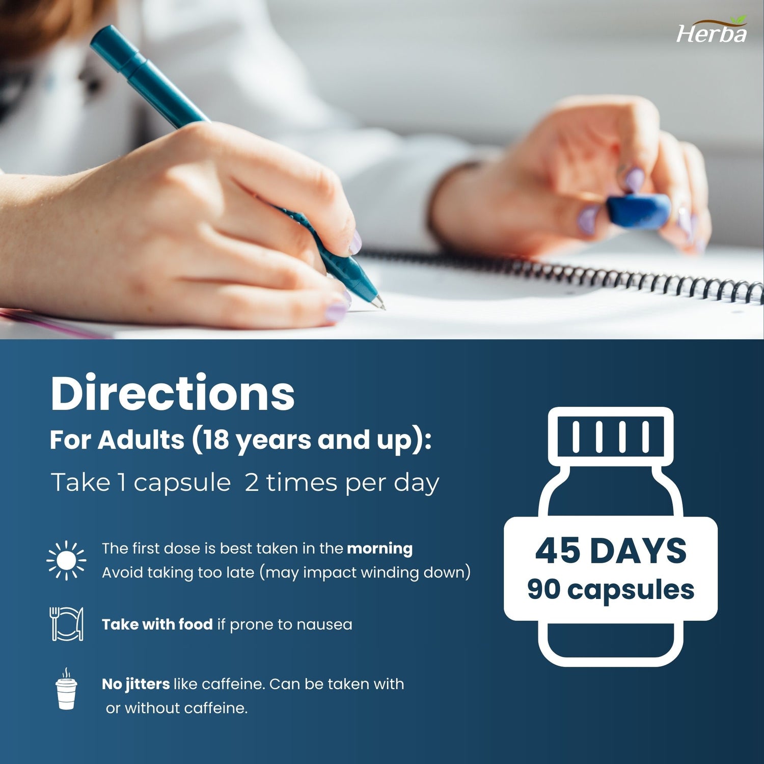 Citicoline Supplement 250mg – 90 Capsules | >98% Ultra Pure CDP Choline | Made in Canada