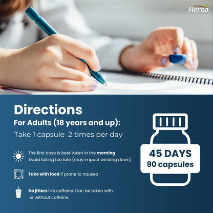 Citicoline Supplement 250mg – 90 Capsules | >98% Ultra Pure CDP Choline | Made in Canada