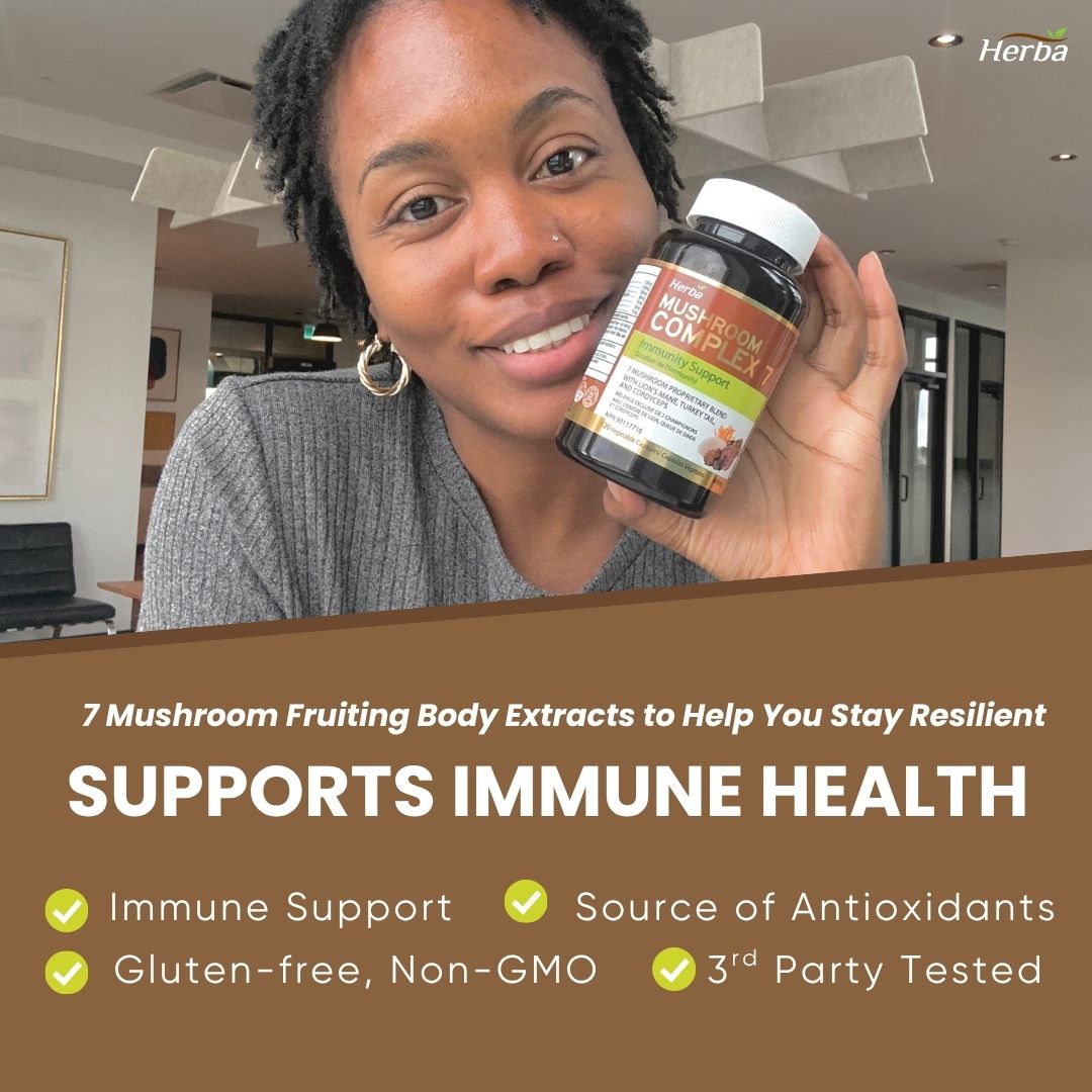 버섯 영양제 1280mg 120캡슐 영지버섯 동충하초 마이타케 7가지 버섯다당체 면역