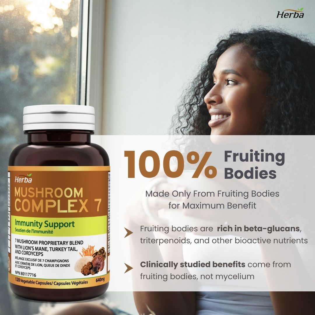 버섯 영양제 1280mg 120캡슐 영지버섯 동충하초 마이타케 7가지 버섯다당체 면역