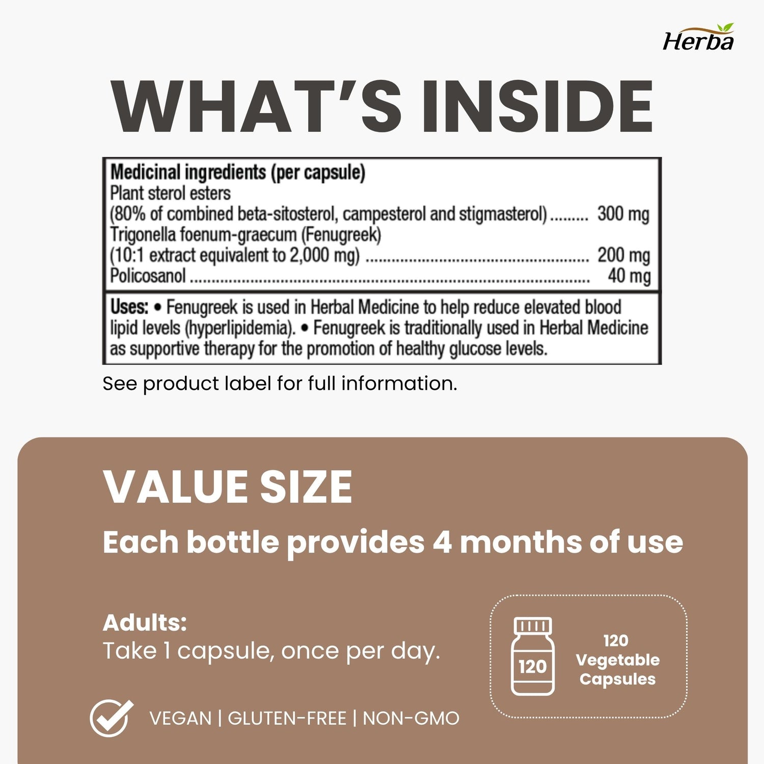 쿠바산 고함량 슈퍼 폴리코사놀 40mg 120식물성캡슐 콜레스테롤 혈압 관리