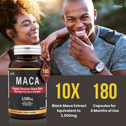유기농 페루산 블랙 마카 3500mg 180캡슐