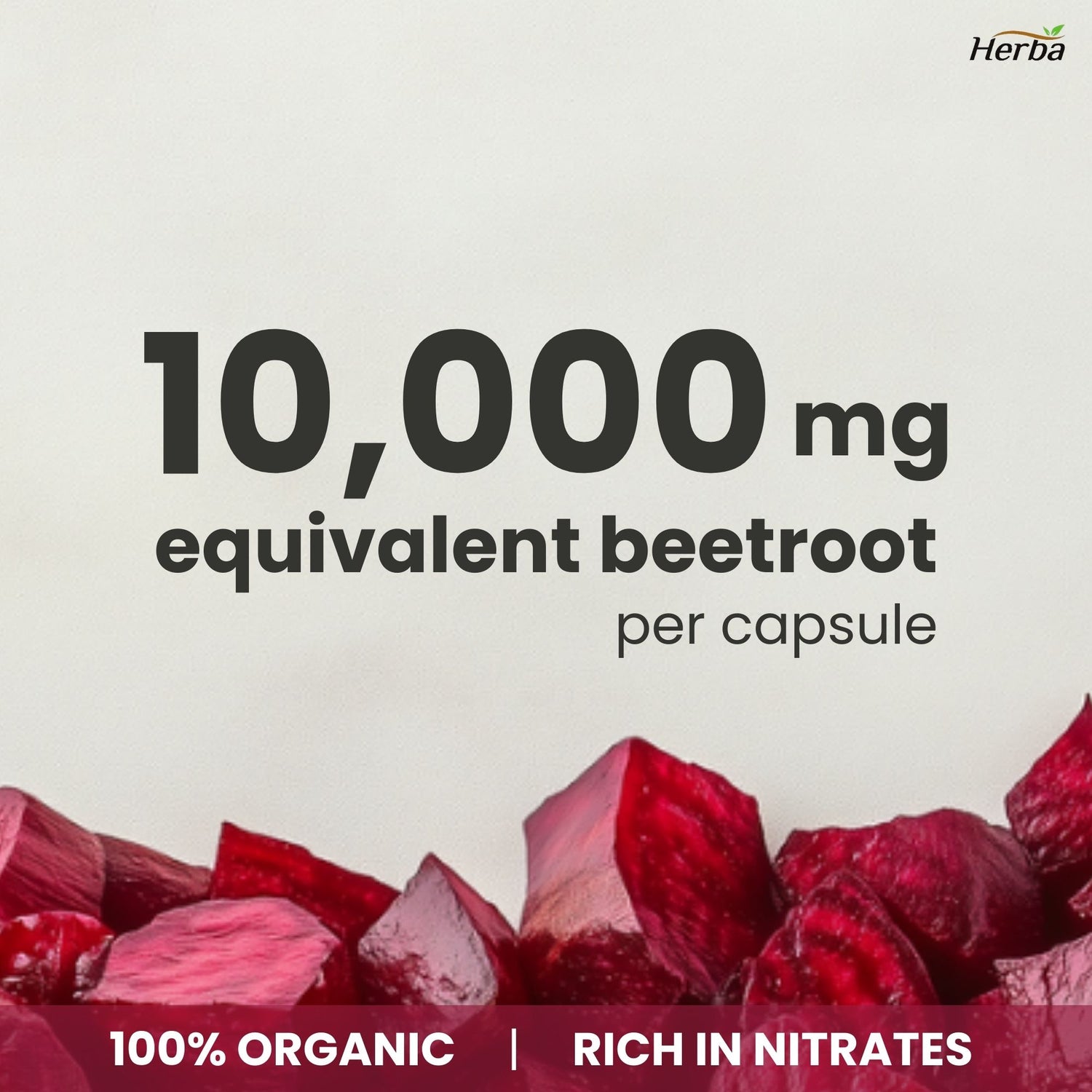 유기농 비트 뿌리  10,000mg 180캡슐 20배 농축 레드 비트비트 캐나다산