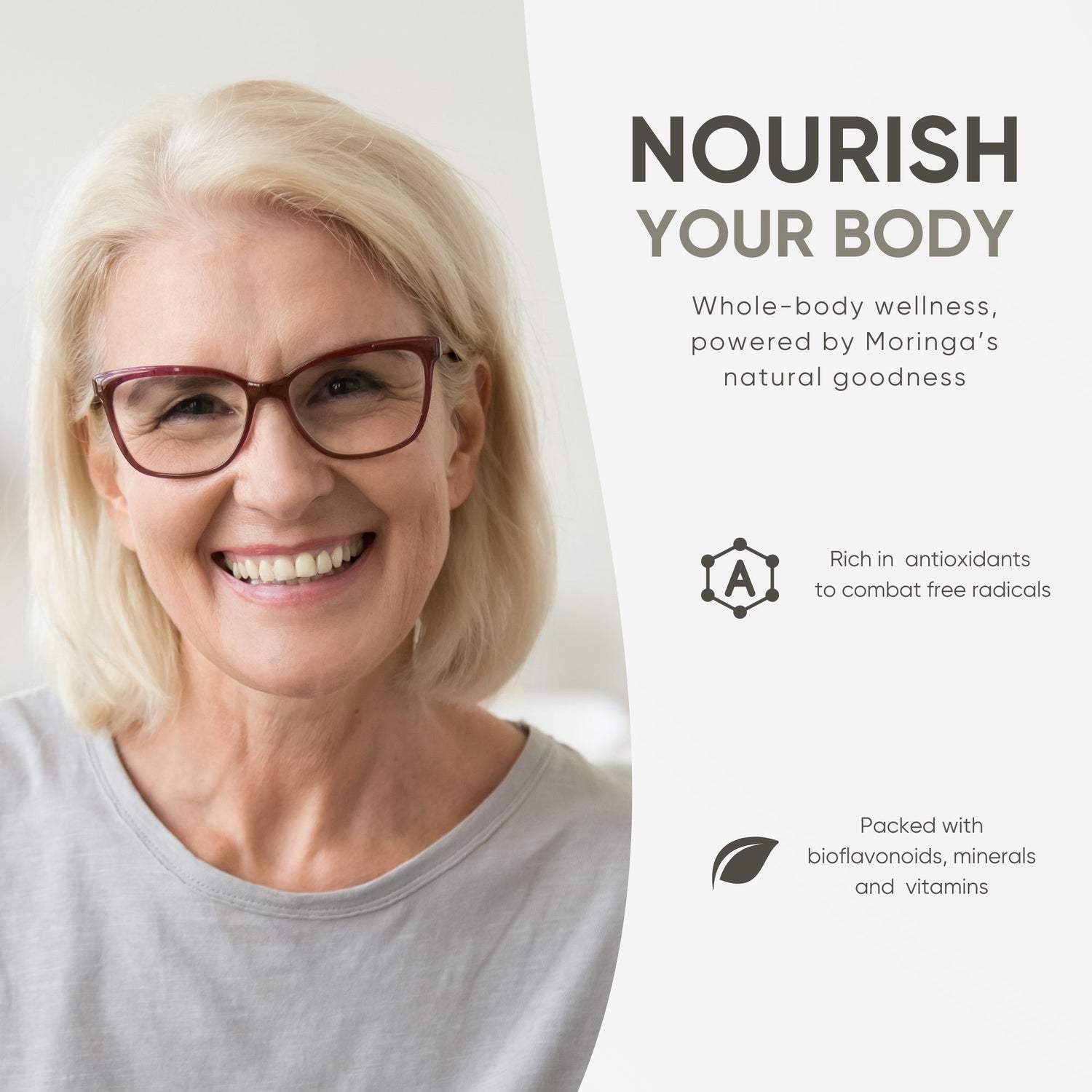 Organic Moringa Extract Capsules 10,000mg - 180 Capsules | 20:1 Extract | Made in Canada