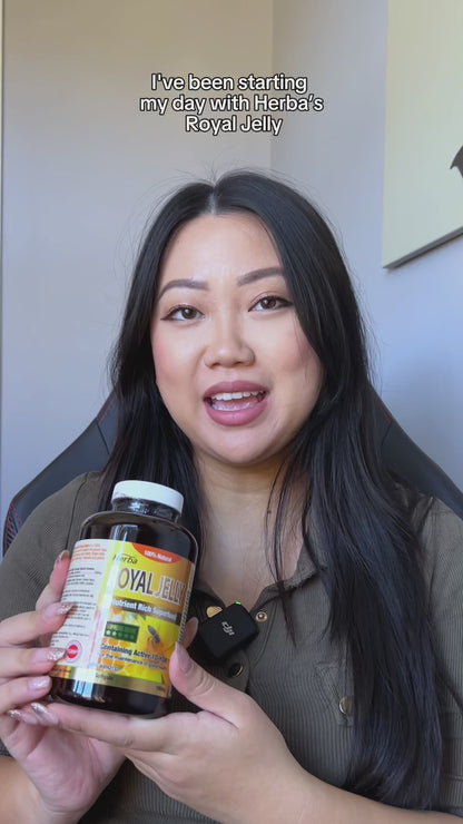 100% 자연산 로얄제리 10000mg 200캡슐  10-HDA(하이드록시데덴산) 함유